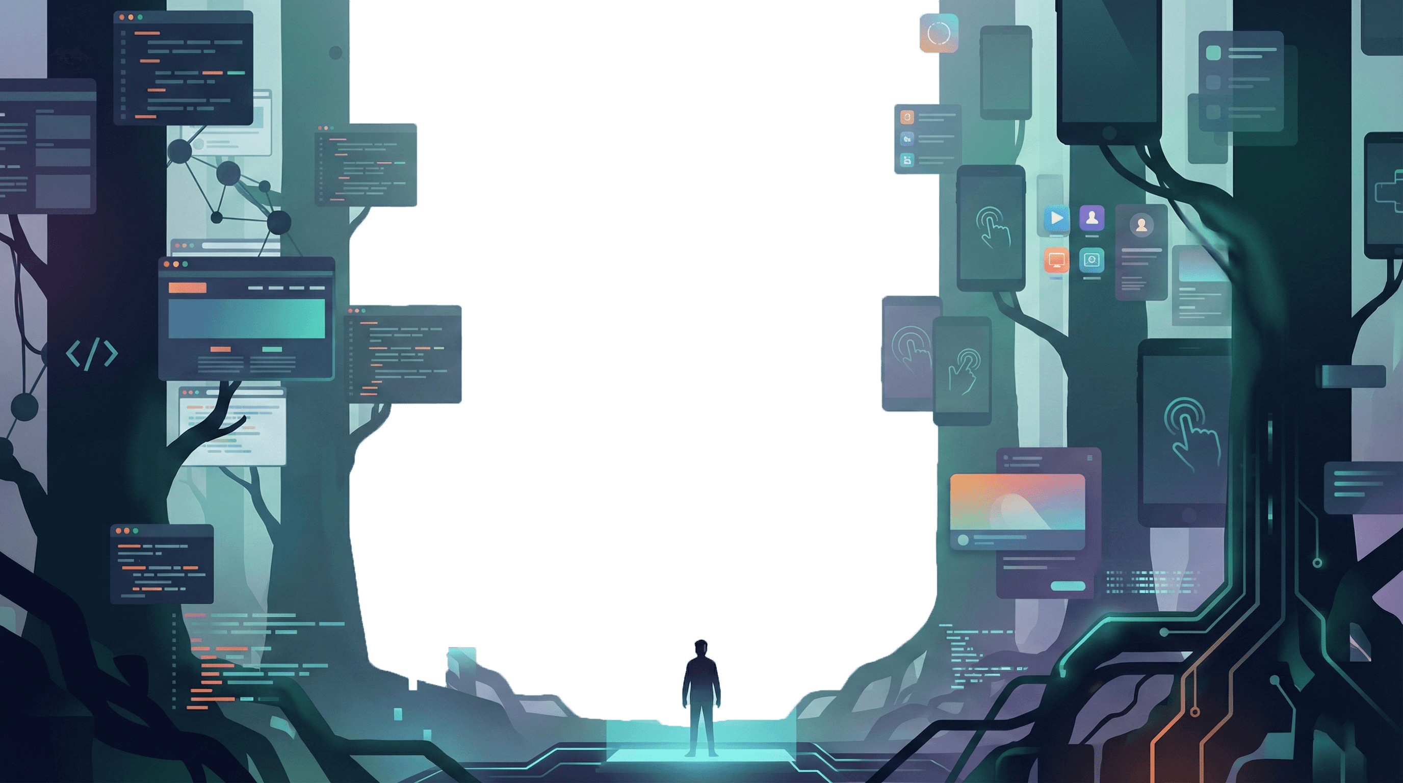 Semi-background layer